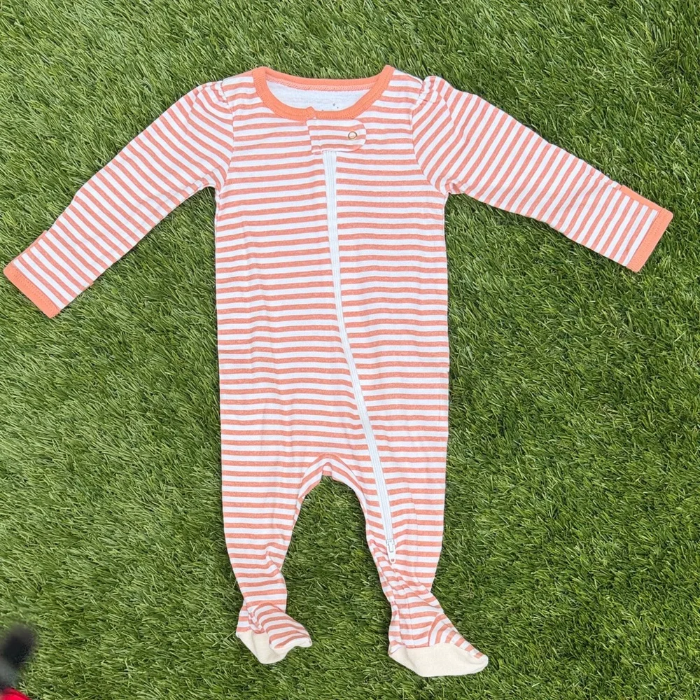 Colorful baby One Piece sleepers set of 4 with zipper